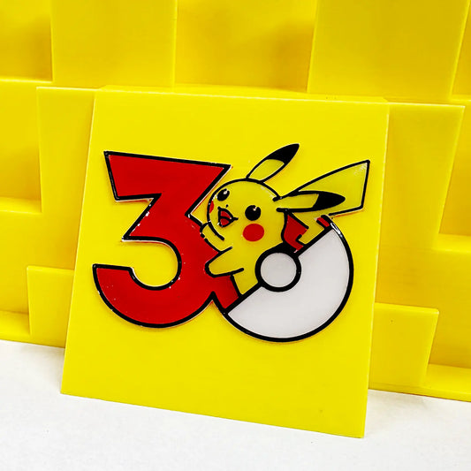Game Boy and Game Boy Color Pokemon 30th Anniversary Video Game Display (Holds 7 Games) (Copy)