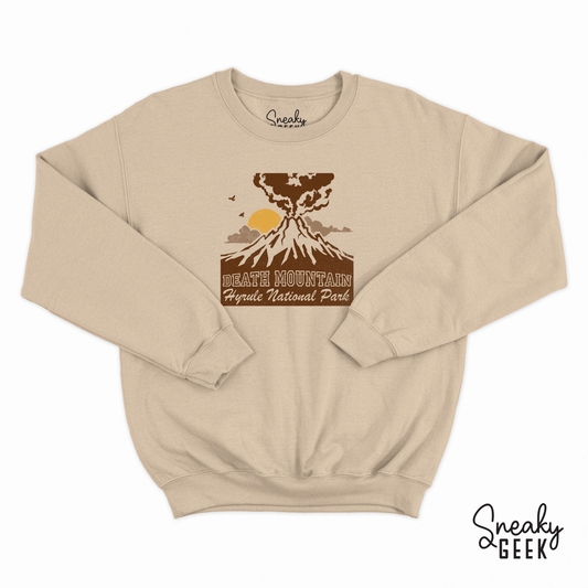 Death Mountain Hyrule National Park Sweatshirt - Zelda Inspired Sweatshirt