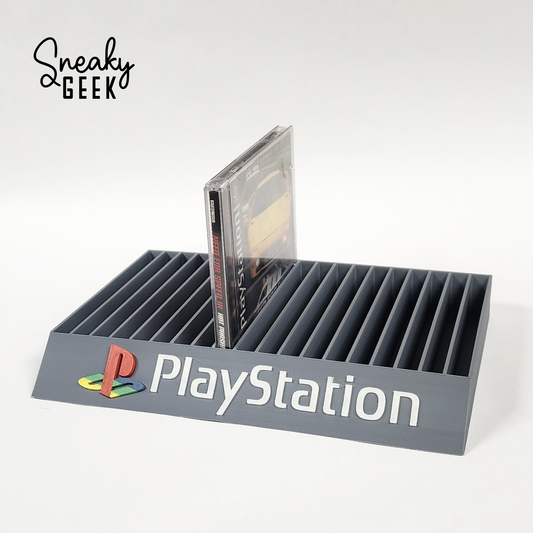 PlayStation (PS1) Video Game Display (Holds 19 Games)