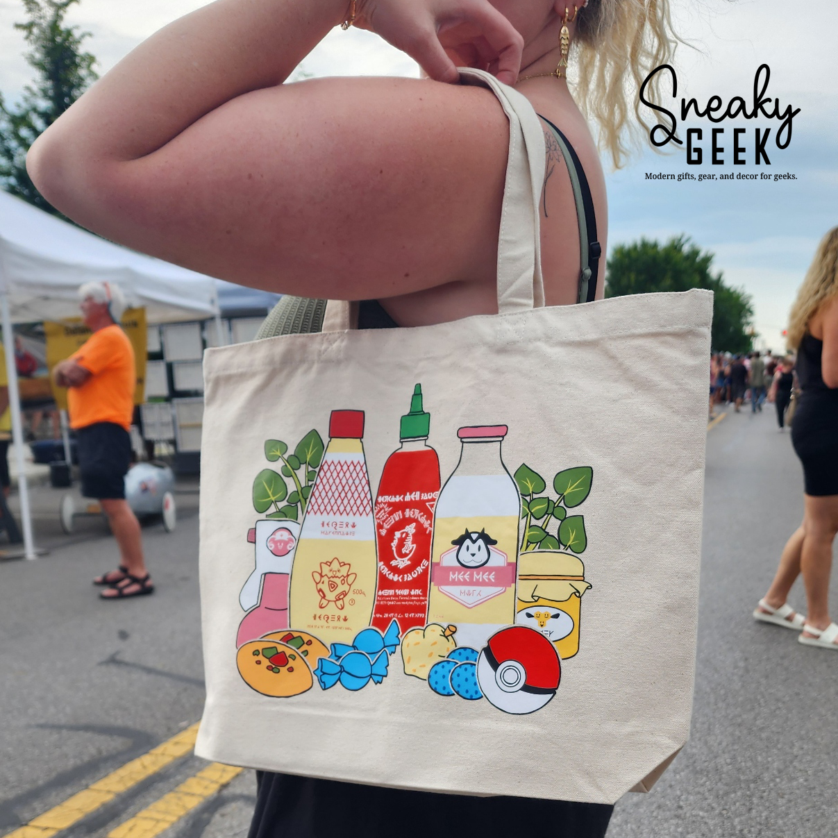 PokeGroceries - Pokemon Inspired Tote Bag