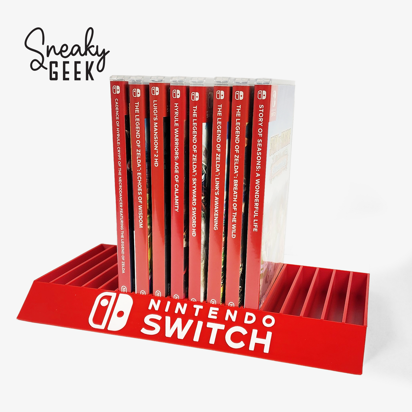 Nintendo Switch Game Case Display (18 Games in Cases)